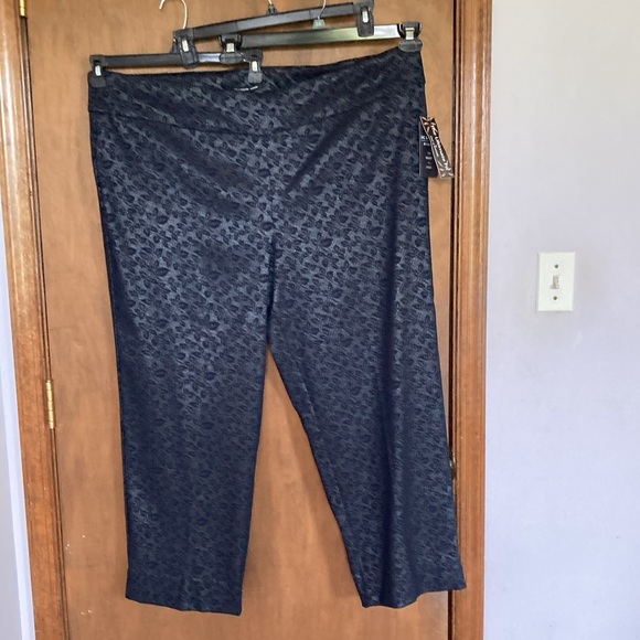 Zac & Rachel pant navy rose sparkle the ultimate fit pant 24W - Picture 9 of 16